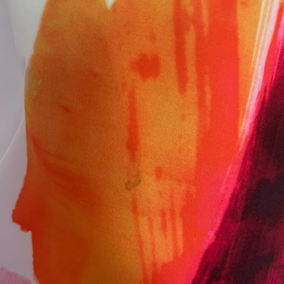 (Size 8) 🦋Calvin Klein Bright Pink/White Dress - Picture 10 of 10